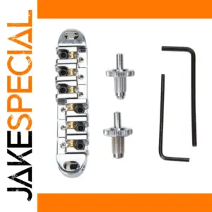 Silver Roller LP Bridge for Electric Guitar