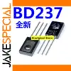 BD237 NPN Power Transistor Set, 10 Units