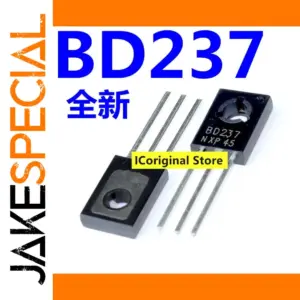 BD237 NPN Power Transistor Set, 10 Units