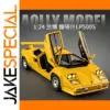 Bright Yellow Alloy Sports Car Model