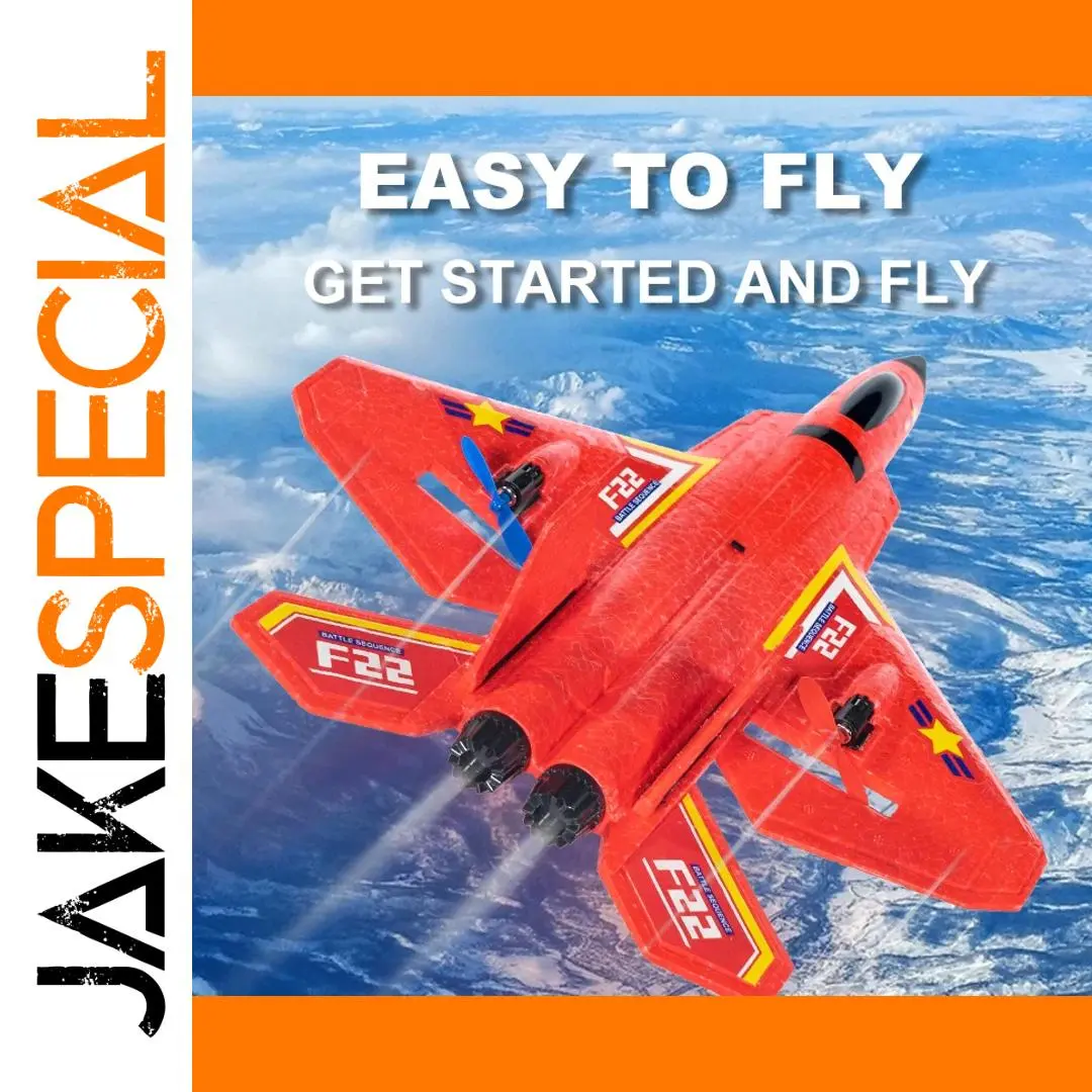 F22 RC Glider Plane 38x28x9.6cm for Beginners 1 F22 RC Glider Plane 38x28x9.6cm for Beginners