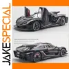 1:24 Scale Diecast Supercar Model in Black