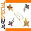 Vibrant Windmill-Encrusted Cufflinks Collection