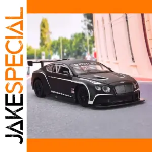 Black Bentley Continental GT3 Diecast Model 1:24 Scale