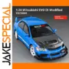 Blue Mitsubishi EVO9 1/24 Scale Diecast Model