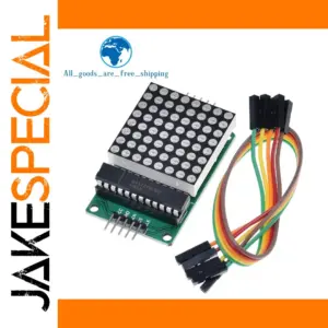 8x8 LED Matrix Control Module for Microcontrollers