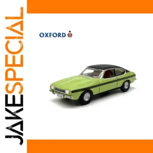 Vibrant Lime Green Ford Capri MKII Diecast Model