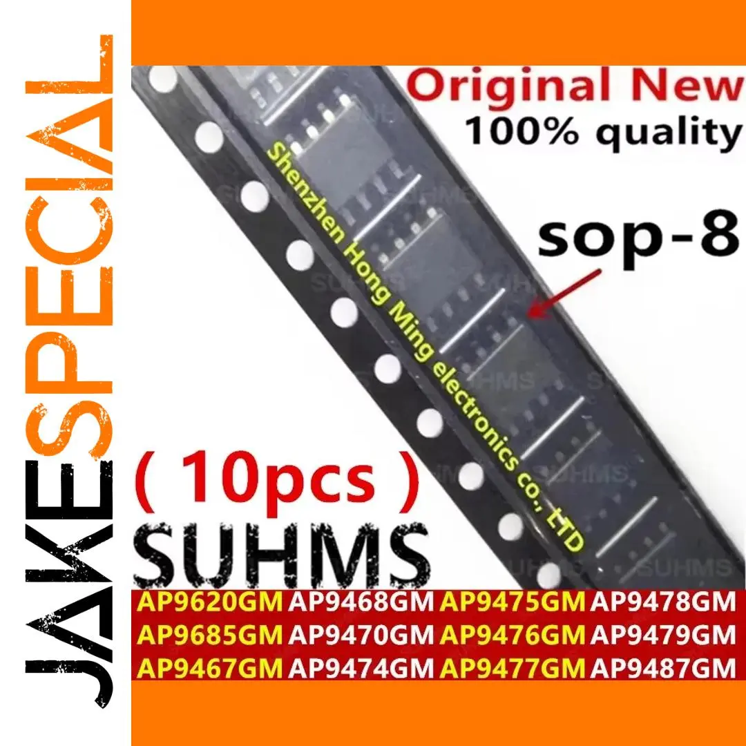 Set of 10 SOP-8 Drive ICs for Electronics 1 Set of 10 SOP-8 Drive ICs for Electronics