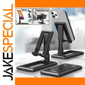 Black Foldable Phone Stand for Smartphones