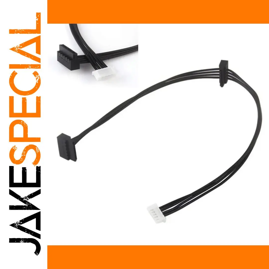 Acer AXC SATA Power Cable 18AWG 2.1mm Flat Black 1 Acer AXC SATA Power Cable 18AWG 2.1mm Flat Black