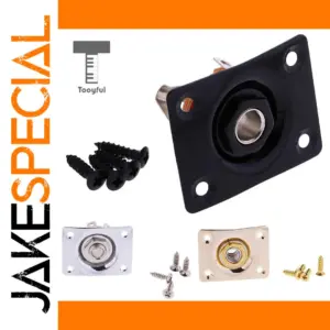 Rectangular Guitar Output Jack Plate 42mm x 38mm