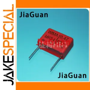 Red WIMA MKS4 Capacitor Set for High-Voltage Applications