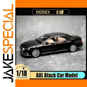 2017 Audi A8L Diecast Model in Glossy Black