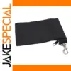 Black Golf Tee Pouch with Hanging Buckle