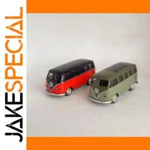 Vintage VW T1 Iron Bottom Diecast Model 1:64 Scale