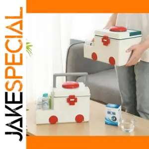 Child-Friendly Cartoon Ambulance Medical Box for Kids