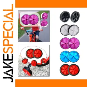 Colorful Kids' Bicycle Training Wheels Set