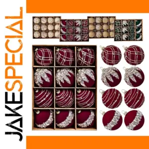 Elegant 12-Piece Christmas Ornament Set