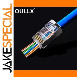 OULLX RJ45 Ethernet Connector Pack of 50