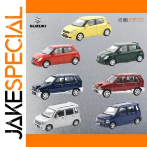 1/64 Suzuki Alto Swift Diecast Model in Vibrant Colors