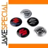 Suzuki Hub Cap Emblems Set 56mm/60mm Alloy Stickers