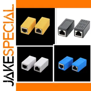Colorful RJ45 Female-to-Female Network Adapter 10/100 Mbps