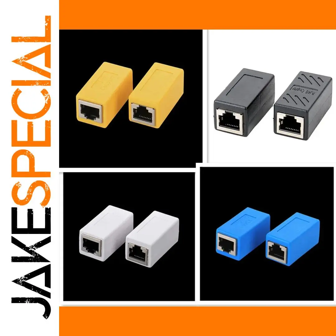Colorful RJ45 Female-to-Female Network Adapter 10/100 Mbps 1 Colorful RJ45 Female-to-Female Network Adapter 10/100 Mbps