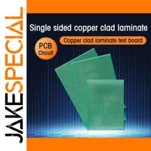 Green Single-Sided PCB Prototype Board 10x15cm