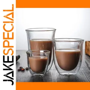 Lesource Double-Layer Glass Cup 80ml-220ml