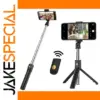 Stylish Bluetooth Selfie Stick with Tripod for Smartphones