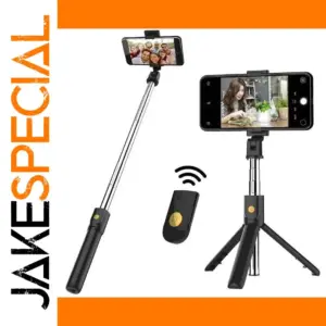 Stylish Bluetooth Selfie Stick with Tripod for Smartphones
