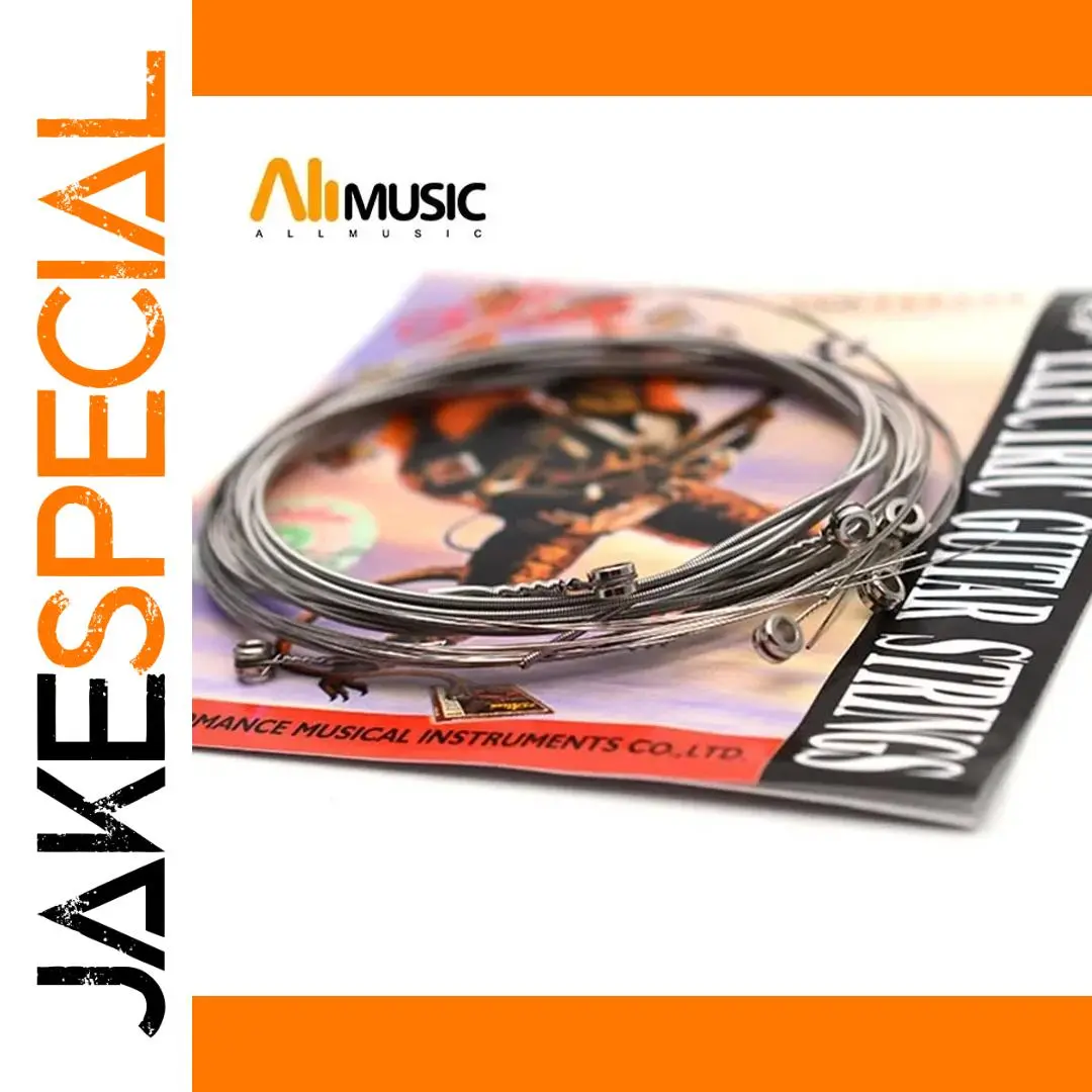 Set of Alice Electric Guitar Strings Gauges .008-.046 1 Set of Alice Electric Guitar Strings Gauges .008-.046