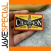 Vintage Champion Spark Plug Patch with Badge