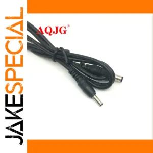 1-Meter DC Power Cable with 5.5x2.1mm and 3.5x1.35mm Connectors