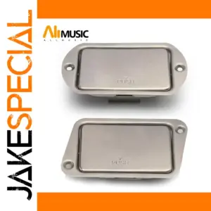 Stainless Steel 9V Battery Box for Bass Guitars