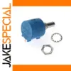 Blue 10-Turn Rotary Potentiometer for Precision