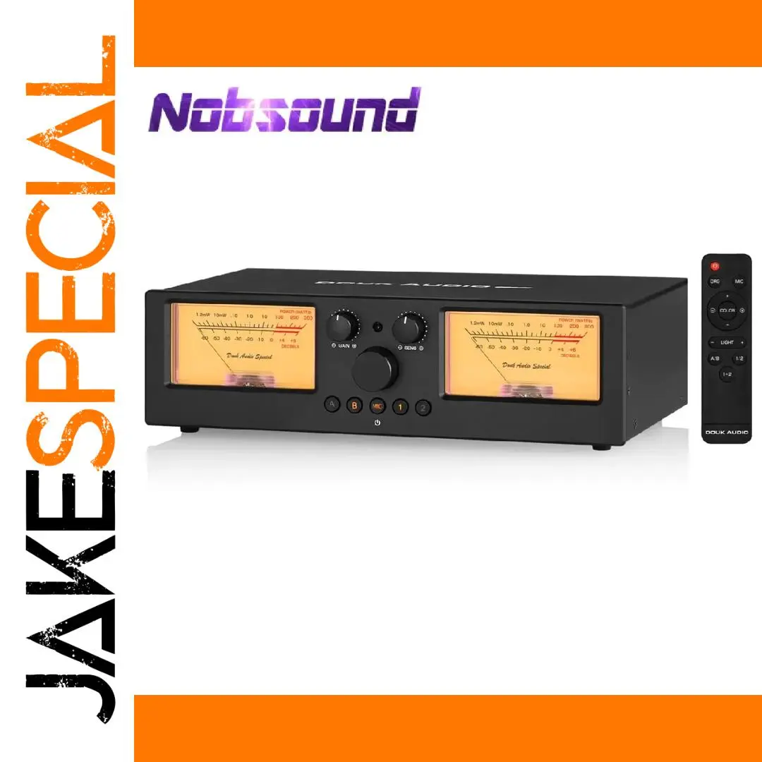 Nobsound VU3PRO Amplifier & Speaker Selector 1 Nobsound VU3PRO Amplifier & Speaker Selector