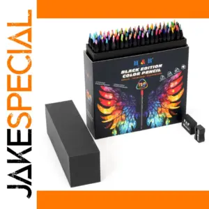 Vibrant Black Edition Colored Pencils Set