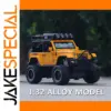 Vibrant Yellow 1/32 Scale Jeep Wrangler Rubicon Model