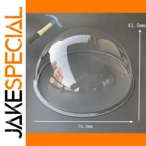 Durable 3.1-Inch Acrylic Dome Camera Cover