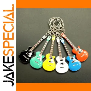 Colorful Les Paul Guitar Keychain Model 004