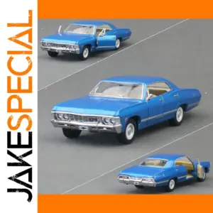 Vintage Blue 1:43 Scale Diecast Car Model