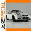 White Nissan GTR R34 Skyline 1:24 Diecast Model