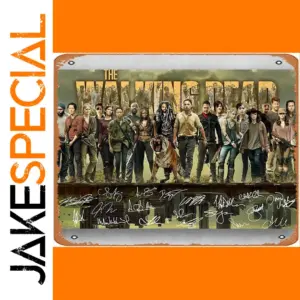 The Walking Dead Metal Sign Vintage Decor