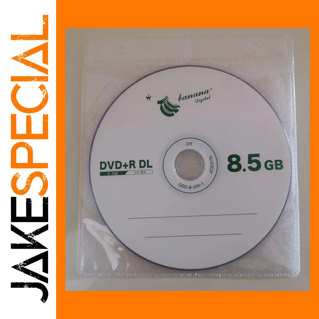Pack of 10 Dual-Layer DVD+R Discs 8.5GB 8X 1 Pack of 10 Dual-Layer DVD+R Discs 8.5GB 8X
