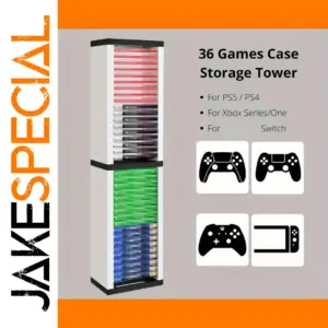 Gaming Disc Storage Tower GD203 for PS5, PS4, Switch