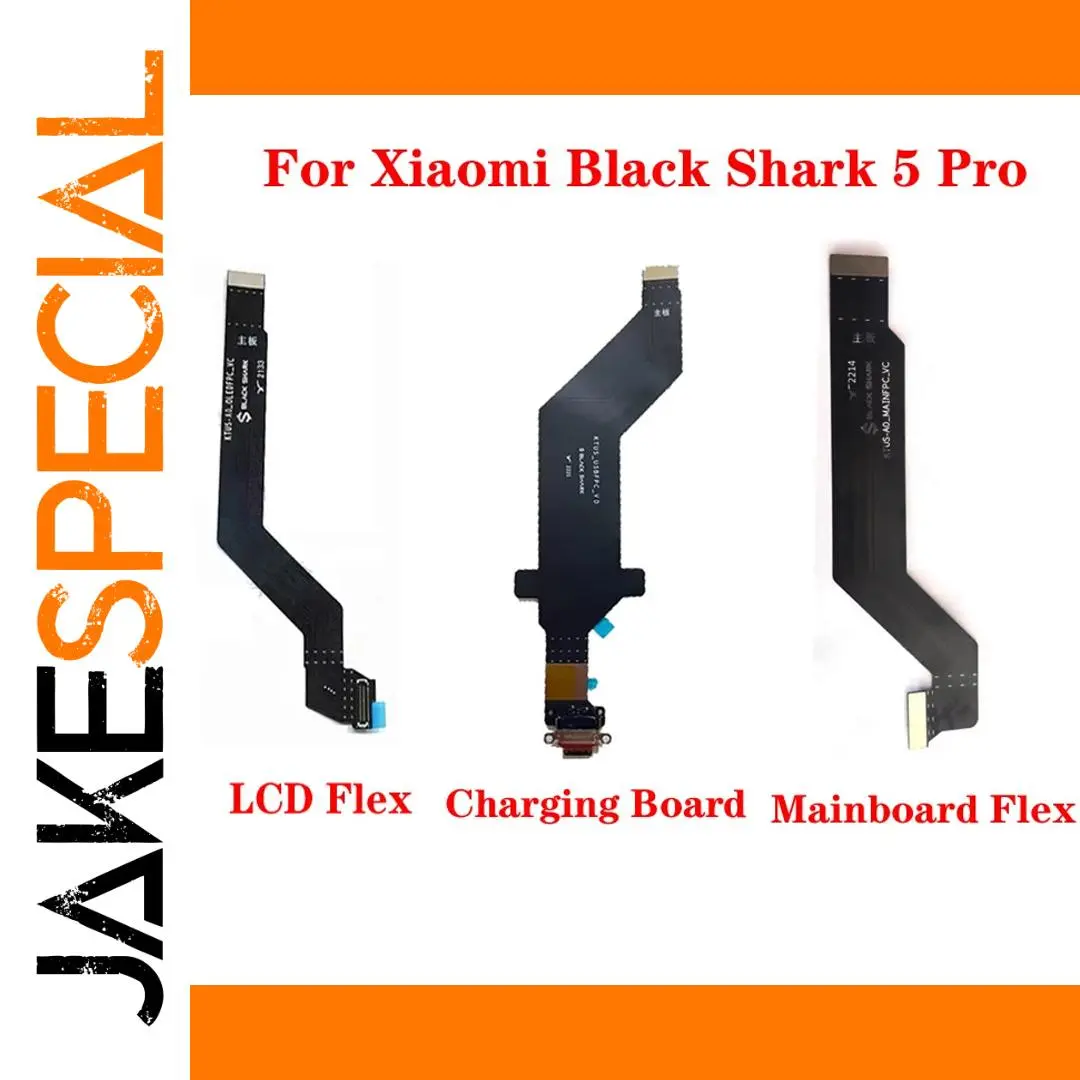Flex Cable Set for Xiaomi Black Shark 5 Pro 1 Flex Cable Set for Xiaomi Black Shark 5 Pro