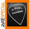V-Picks SwitchBlade Ghost Rim Guitar Pick