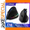 ZELOTES C-18 Vertical Gaming Mouse with 10,000 DPI