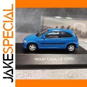 Blue Chevrolet Celta 1:43 Diecast Model